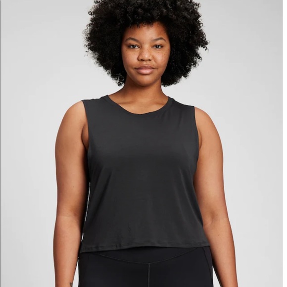 NWT Gap Fit Cropped Muscle Tank - Picture 1 of 5